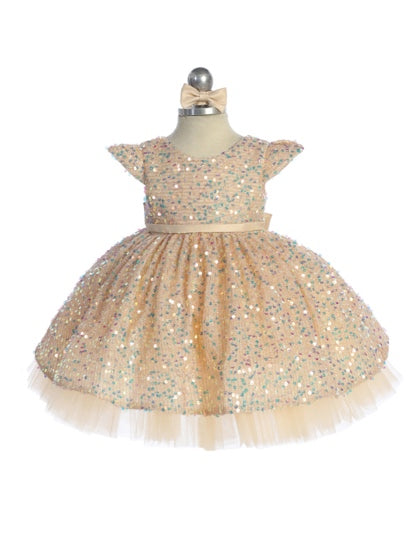 SOFT SEQUIN DRESS