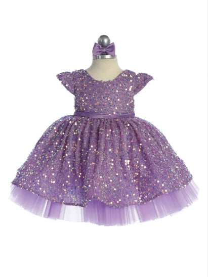 SOFT SEQUIN DRESS