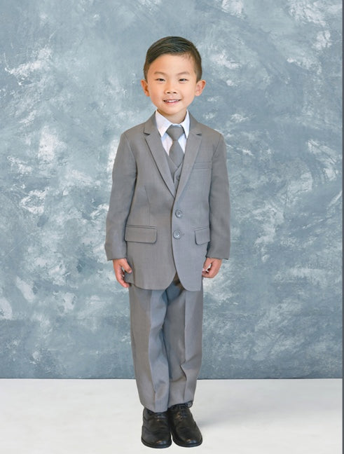 BOY'S SLIM FIT 5 PIECE SUIT