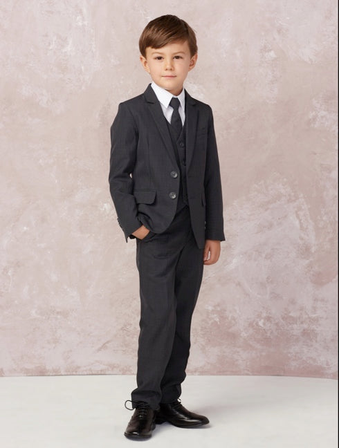 BOY'S SLIM FIT 5 PIECE SUIT